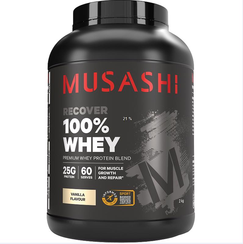 Musashi 百分百乳清蛋白粉香草味 2kg