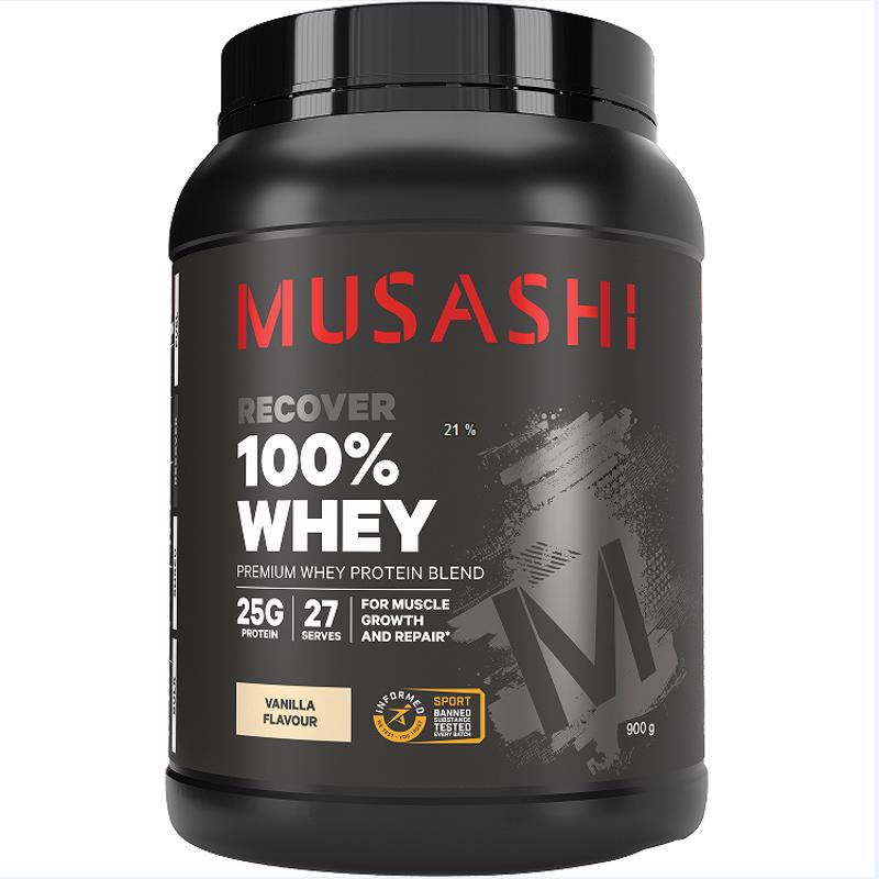 Musashi 乳清蛋白粉香草味 900g