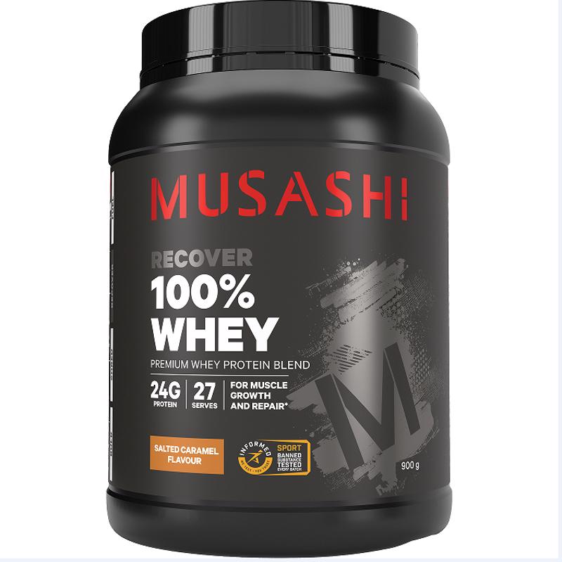 Musashi 乳清蛋白粉海盐焦糖味 900g   