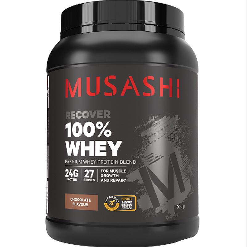 Musashi 乳清蛋白粉巧克力味 900g 