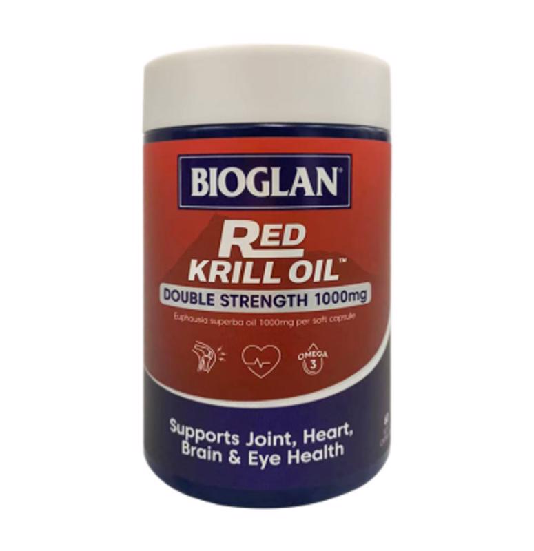 Bioglan磷虾油1000mg 60粒   