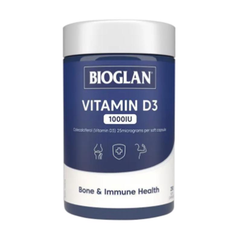 Bioglan 维生素D3 1000IU 250粒   