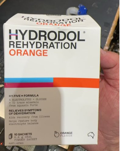 Hydrodol 电解质补水粉（橙子味） 10袋(2026-12-31)