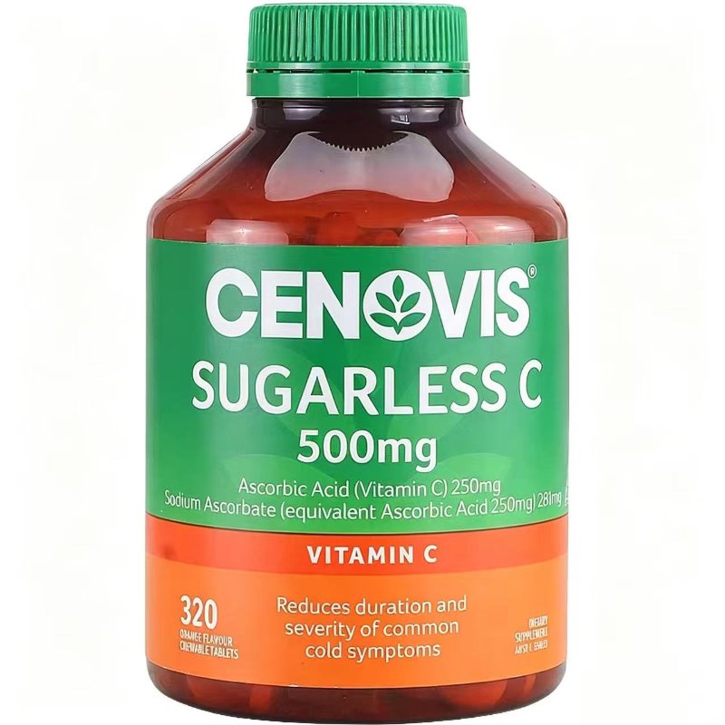 Cenovis 维生素C咀嚼片 无糖型 500mg 320粒