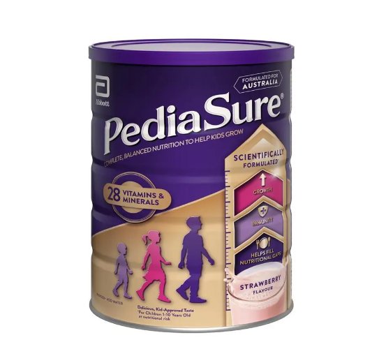 PediaSure 雅培小安素奶粉草莓味 850g（送气柱）