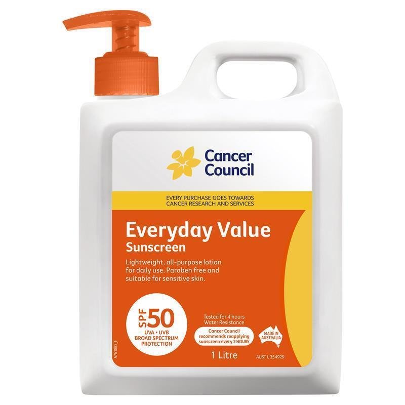 Cancer Council 日常实惠防晒霜 SPF50+ 1L