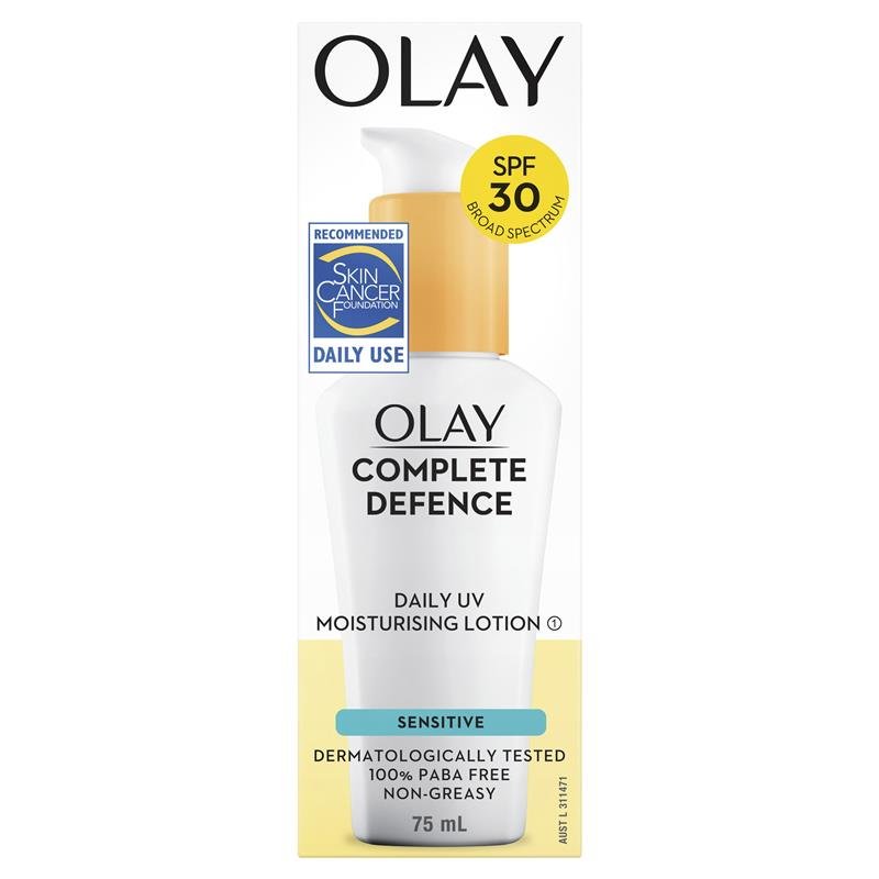 玉兰油 多效防护 敏感肌日间保湿防晒乳 SPF30 75ml