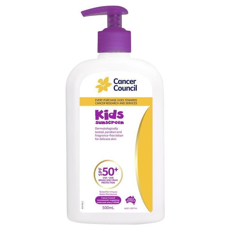 Cancer Council 儿童防晒霜 SPF50+ 按压瓶 500ml