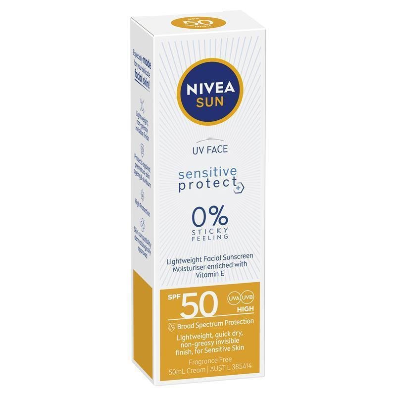 妮维雅 敏感肌面部防晒乳 SPF50 50ml