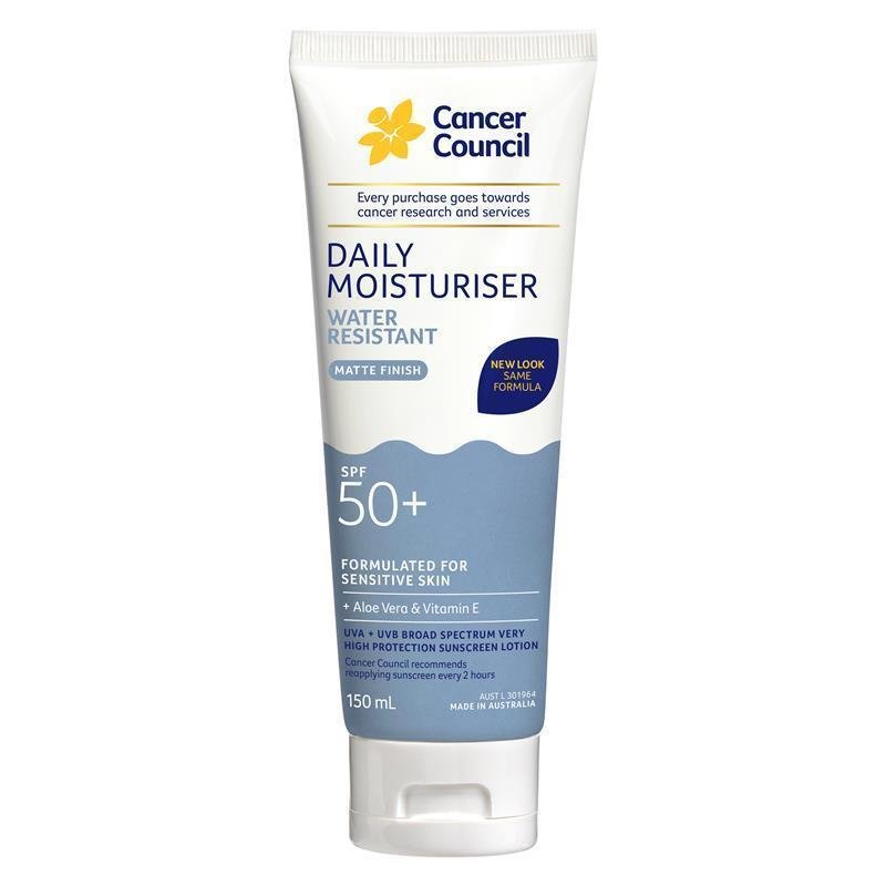 Cancer Council 面部身体防晒保湿霜 防水型 SPF50+ 150ml