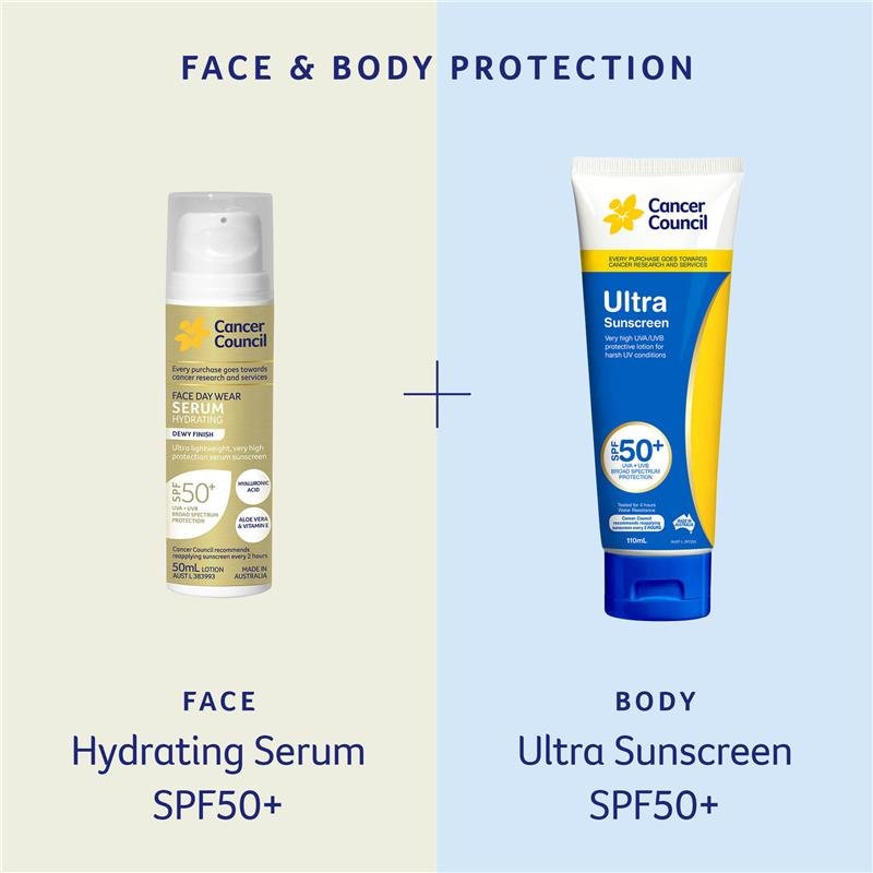 Cancer Council 日间防晒精华 SPF50+ 50ml