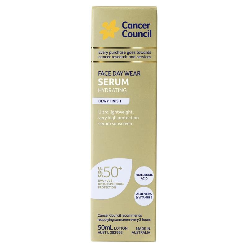 Cancer Council 日间防晒精华 SPF50+ 50ml