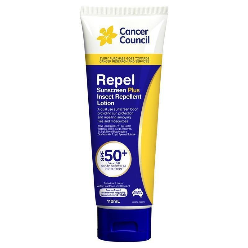 Cancer Council 驱蚊防晒霜 SPF50+ 110ml