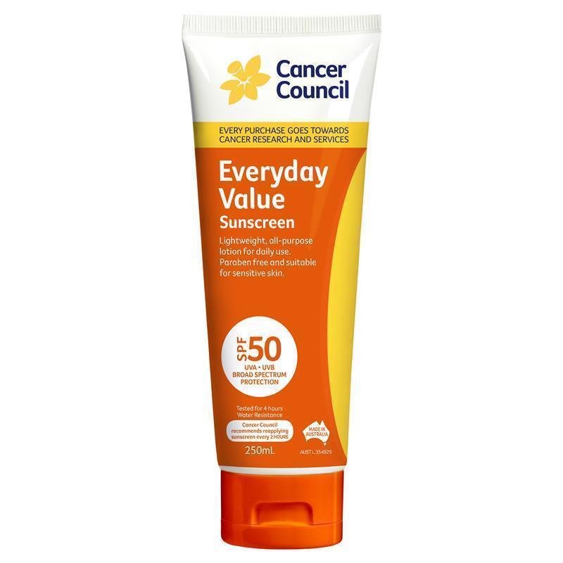 Cancer Council 经济实惠日常防晒霜 SPF50+ 250ml