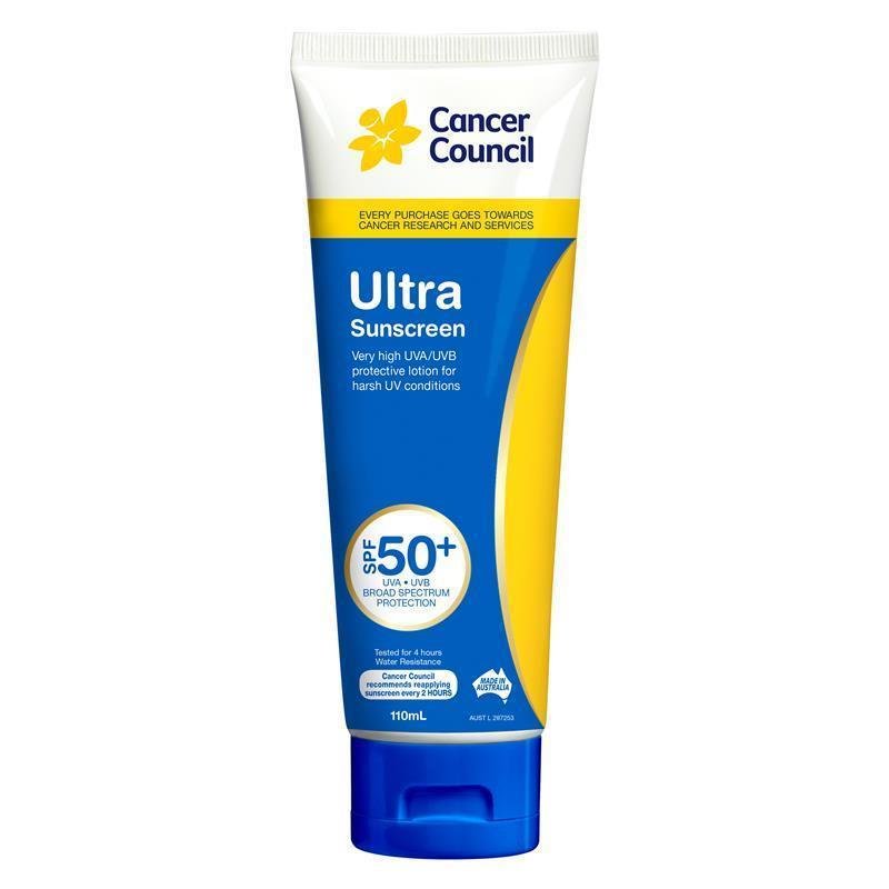 Cancer Council 超效防晒霜 SPF50+ 110ml 管装