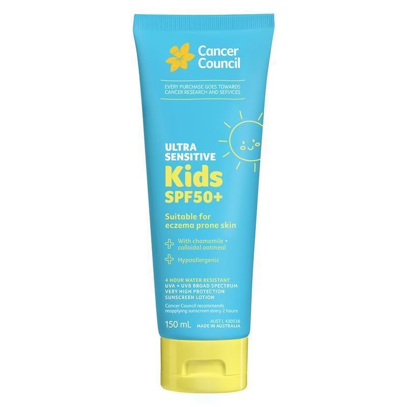 Cancer Council 儿童超敏感防晒霜 SPF50+ 150ml