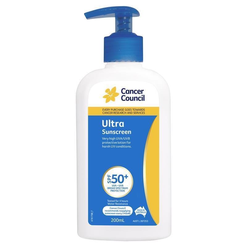 Cancer Council 超强防晒霜 SPF50+ 按压瓶 200ml