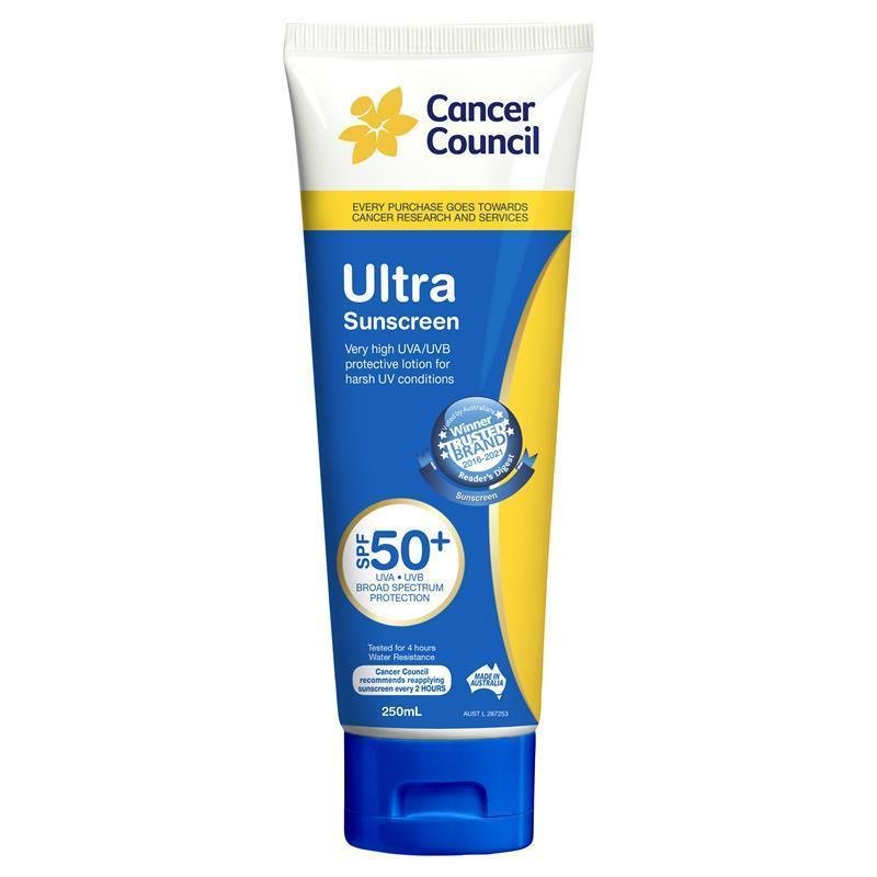Cancer Council 超强防晒霜 SPF50+ 250ml
