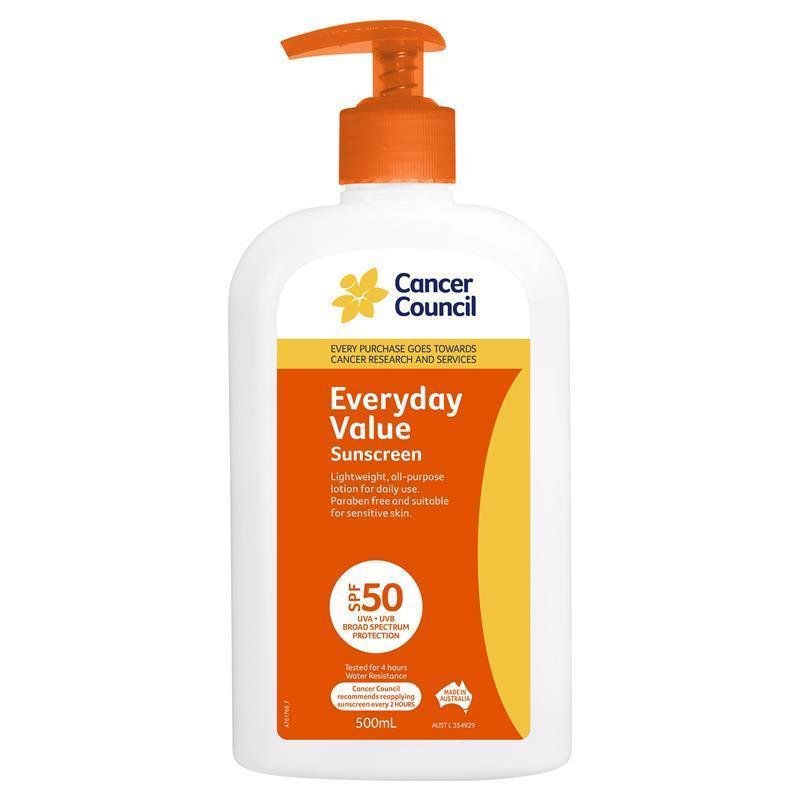Cancer Council 每日实惠防晒霜 SPF50+ 500ml