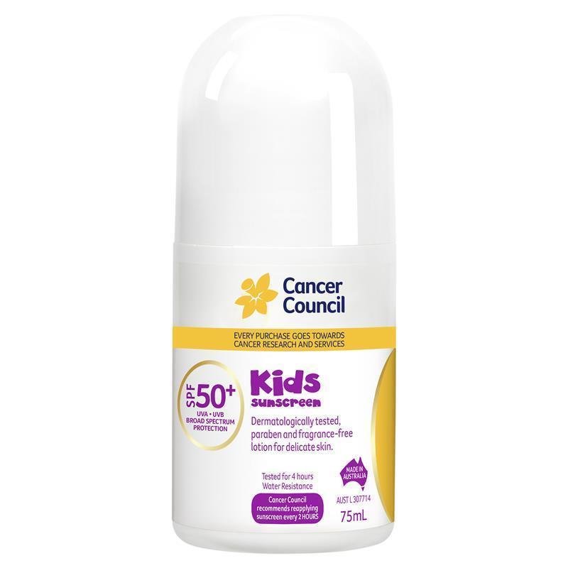 Cancer Council 儿童滚珠防晒乳 SPF50+ 75ml