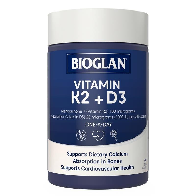 Bioglan 维生素K2+D3 60粒