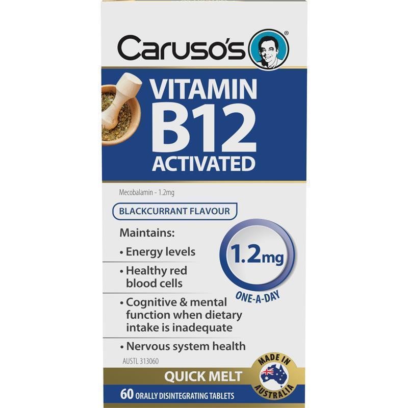 Caruso's 活性维生素B12 1200mcg 口含片 60片
