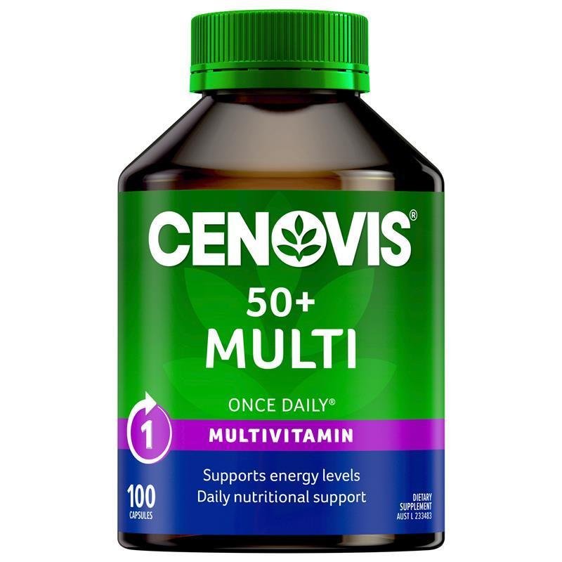 Cenovis 50+ 每日复合维生素及矿物质 100粒