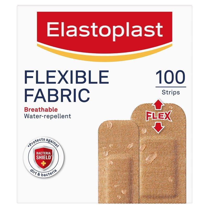 Elastoplast 弹性织物创可贴 100片