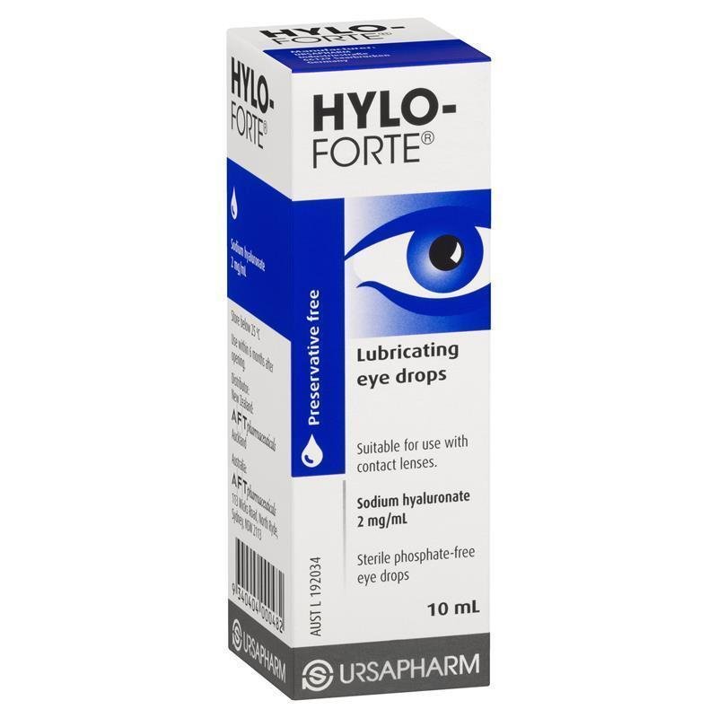 海露 Hylo-Forte 无防腐剂高浓度保湿眼药水 2mg 10ml
