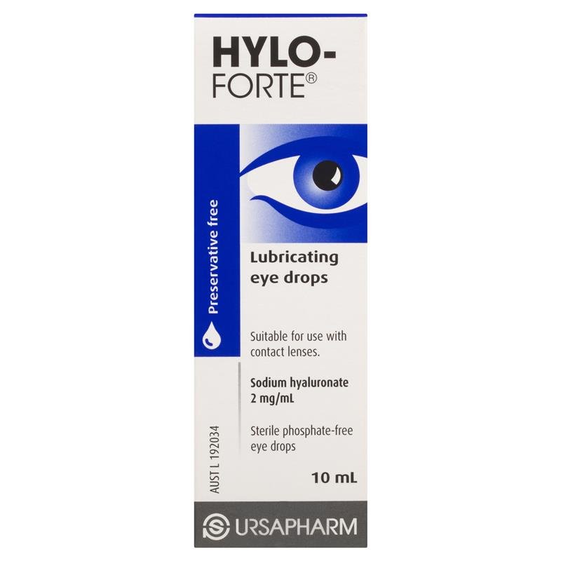海露 Hylo-Forte 无防腐剂高浓度保湿眼药水 2mg 10ml