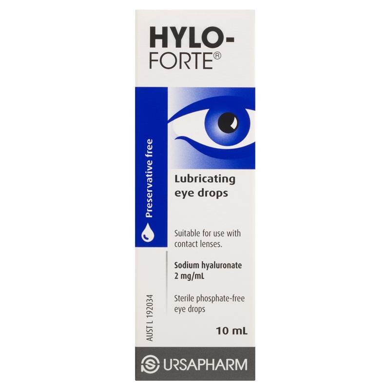 海露 Hylo-Forte 无防腐剂高浓度保湿眼药水 2mg 10ml