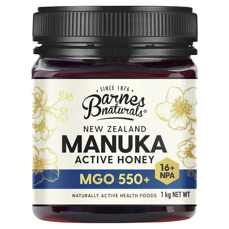Barnes Naturals 新西兰麦卢卡蜂蜜 MGO 550+ 1kg