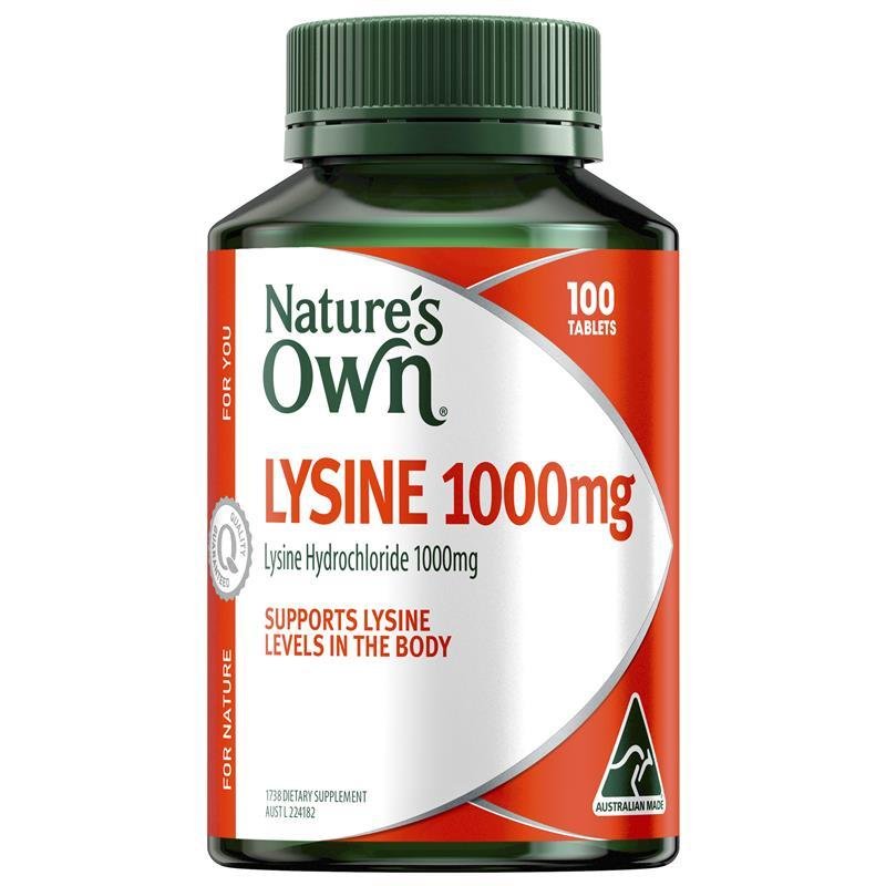 Nature's Own 赖氨酸 1000mg 100片(唇疱疹)