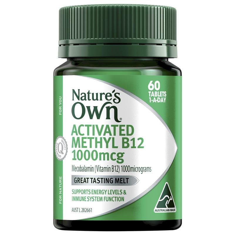 Nature's Own 活性甲基维生素B12 60粒