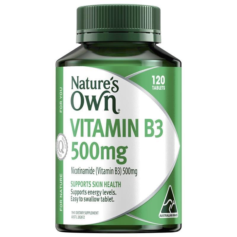 Nature's Own 维生素B3 烟酰胺 500mg 120片