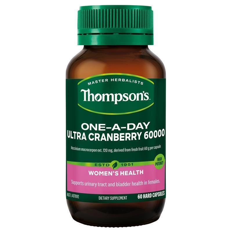 Thompson's 高浓度蔓越莓 60000mg 每日一粒 60粒