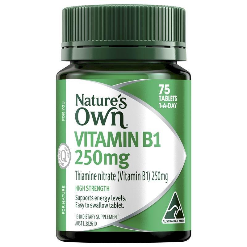Nature's Own 高强度维生素B1 250mg 75片