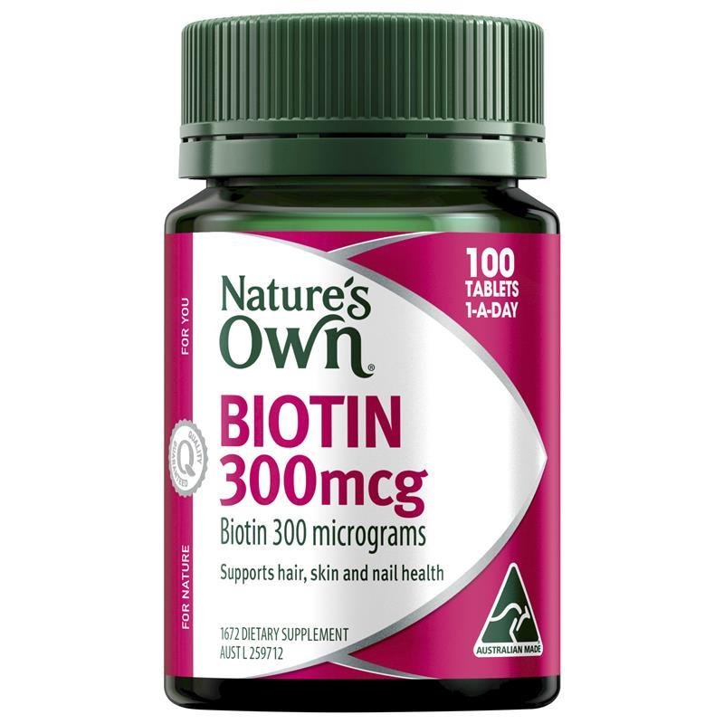 Nature's Own 生物素 300mcg 100片