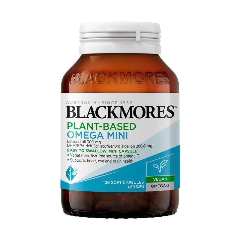 Blackmores 植物基 素食欧米伽3 海藻油 迷你 120粒