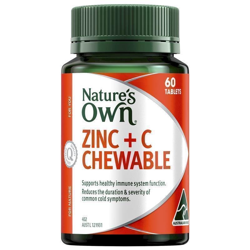Nature's Own 锌+维生素C 60片