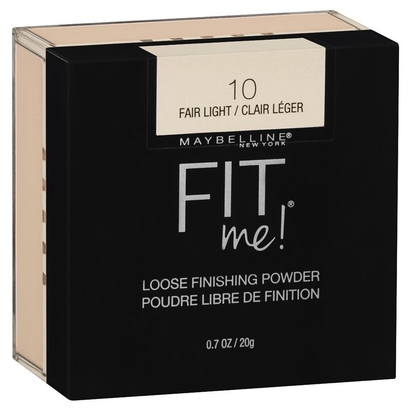 美宝莲 Fit Me 无瑕定妆散粉 10 Fair Light 白皙浅色