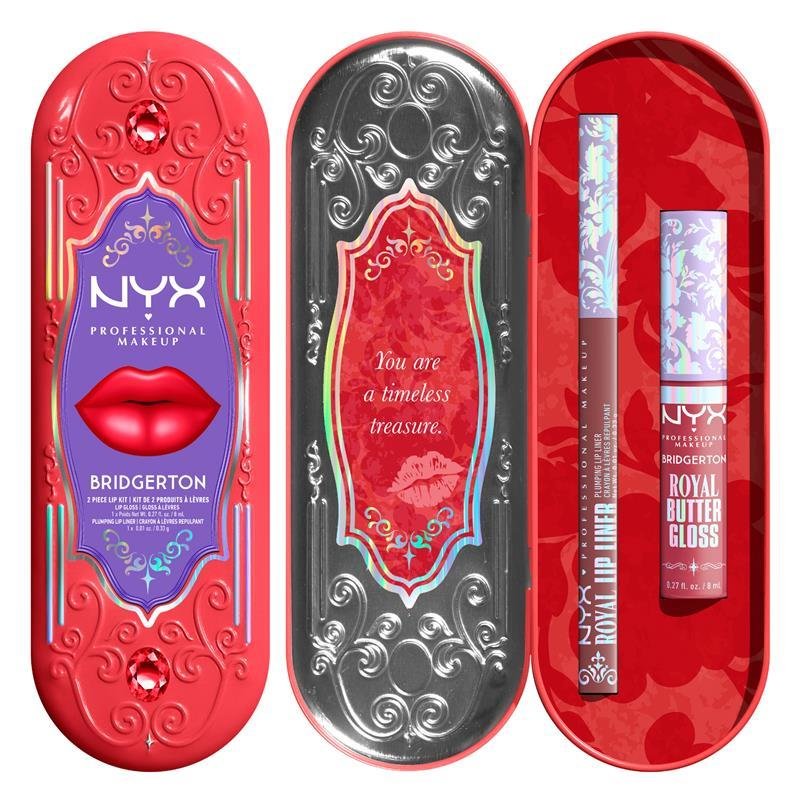 NYX 布里奇顿联名 双支唇釉套装 (Peony Passion & Cupid's Secret)
