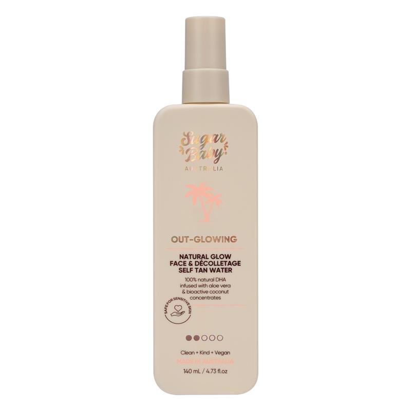 SugarBaby Out Glowing 自然光泽面部及颈胸自晒黑爽肤水 140ml