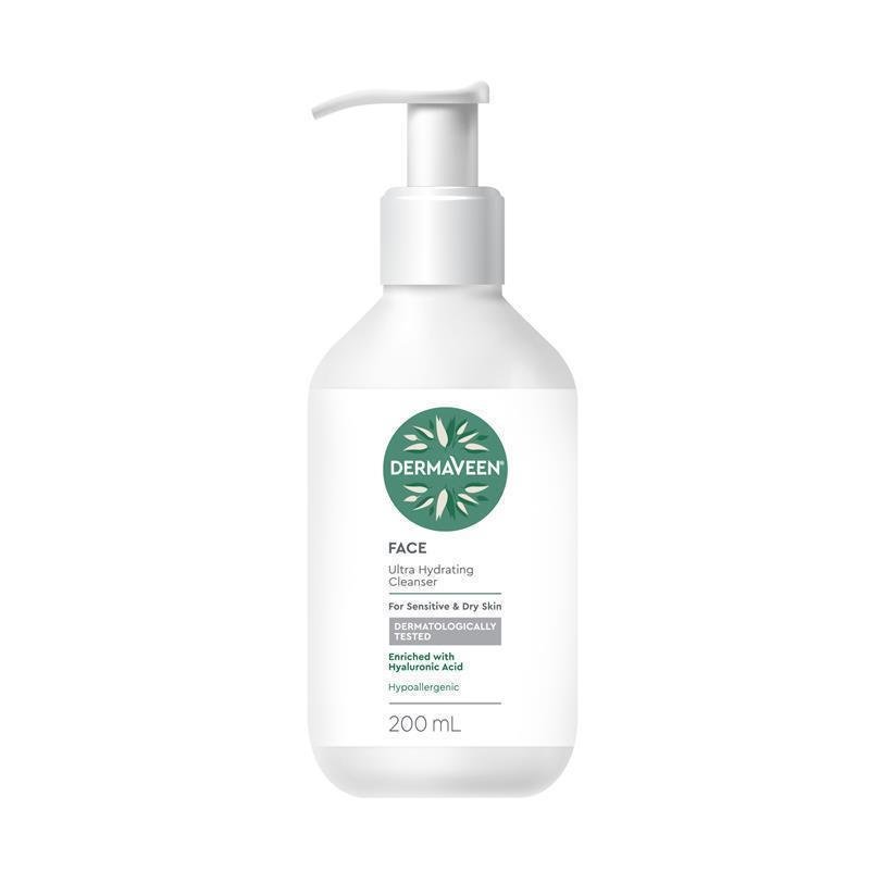 DermaVeen 燕麦超水润洁面乳 200ml