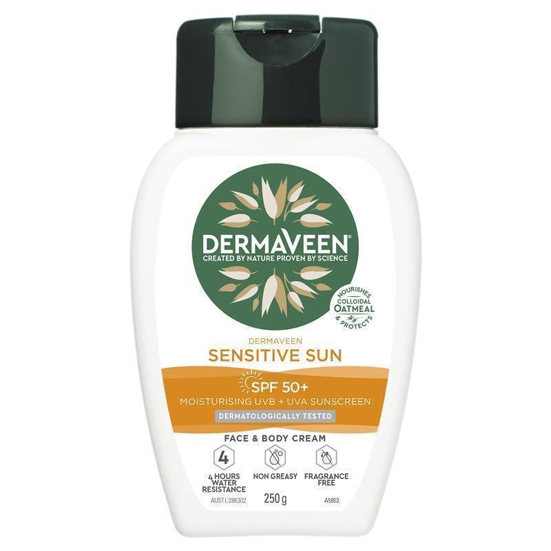 DermaVeen 敏感肌防晒保湿面部身体乳 SPF50+ 250g