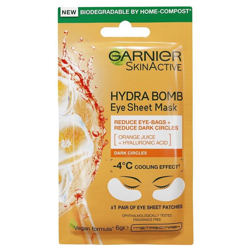 Garnier 卡尼尔 玻尿酸+橙萃眼膜