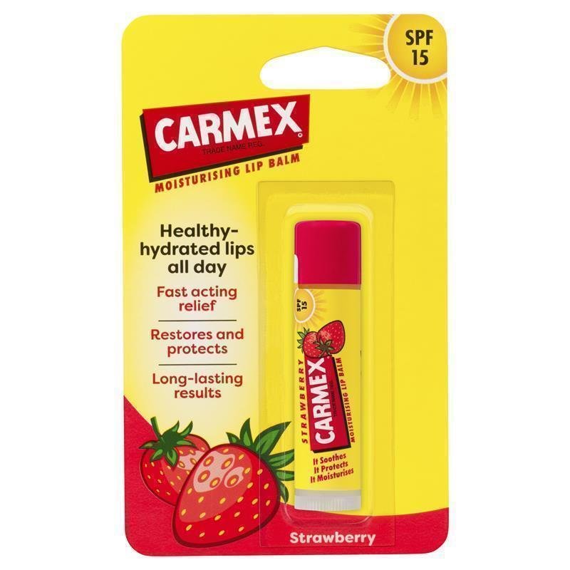 Carmex 草莓味防晒润唇膏 SPF15 4.25g (旋转管)