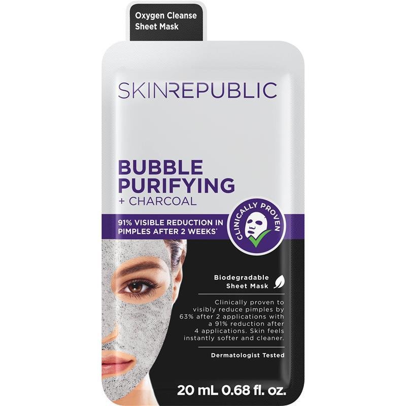 Skin Republic 净肤泡泡炭黑面膜