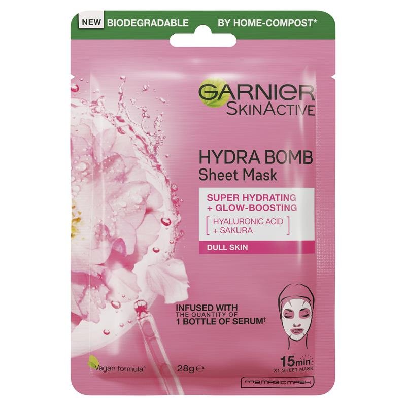 Garnier 卡尼尔 玻尿酸+樱花补水面膜
