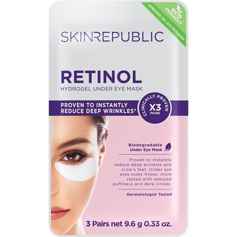 Skin Republic 视黄醇水凝胶眼膜 3对装